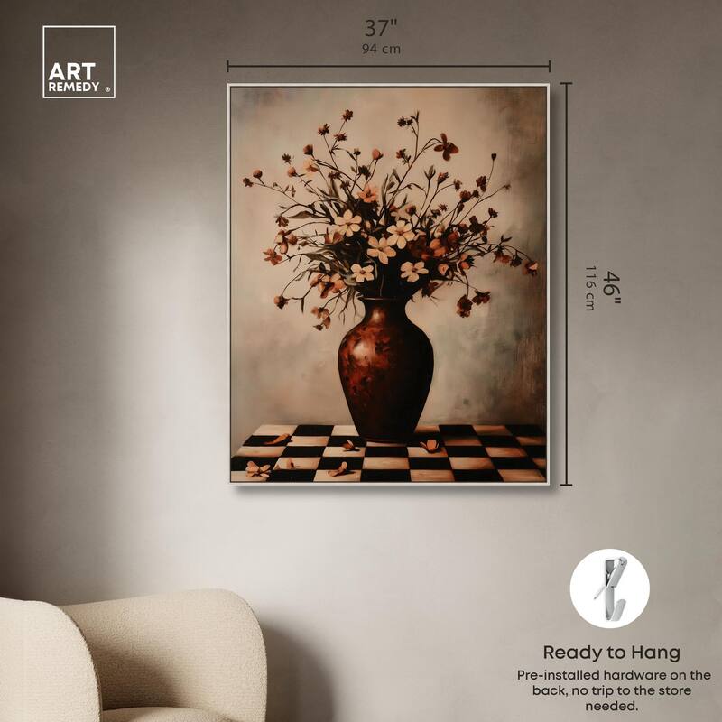 Antique Anthos Aria Canvas by Art Remedy