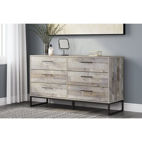 slide 2 of 10, Ashley Furniture Neilsville Whitewash Chest of Drawers