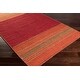 preview thumbnail 27 of 26, Hand-Woven Recar Stripe Reversible Area Rug
