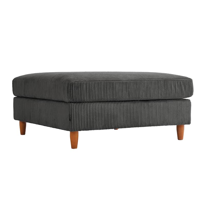 Large Corduroy Ottoman