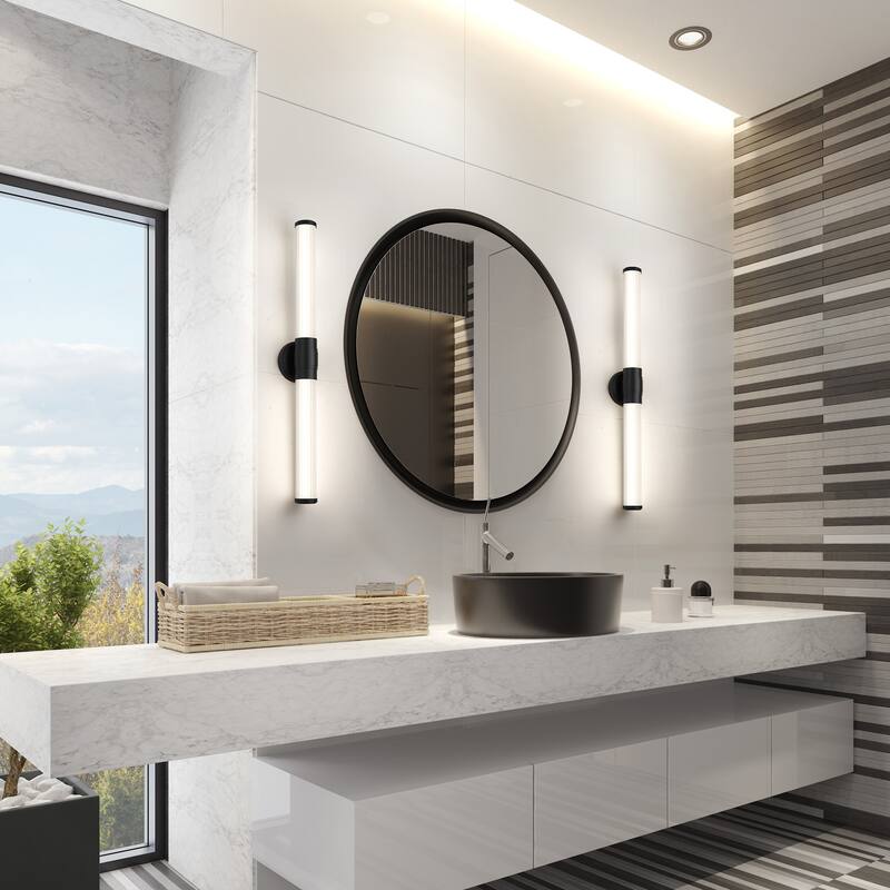 Z-Lite 1020-32W-LED Warwick 2 Light 33" Wide Bath Bar