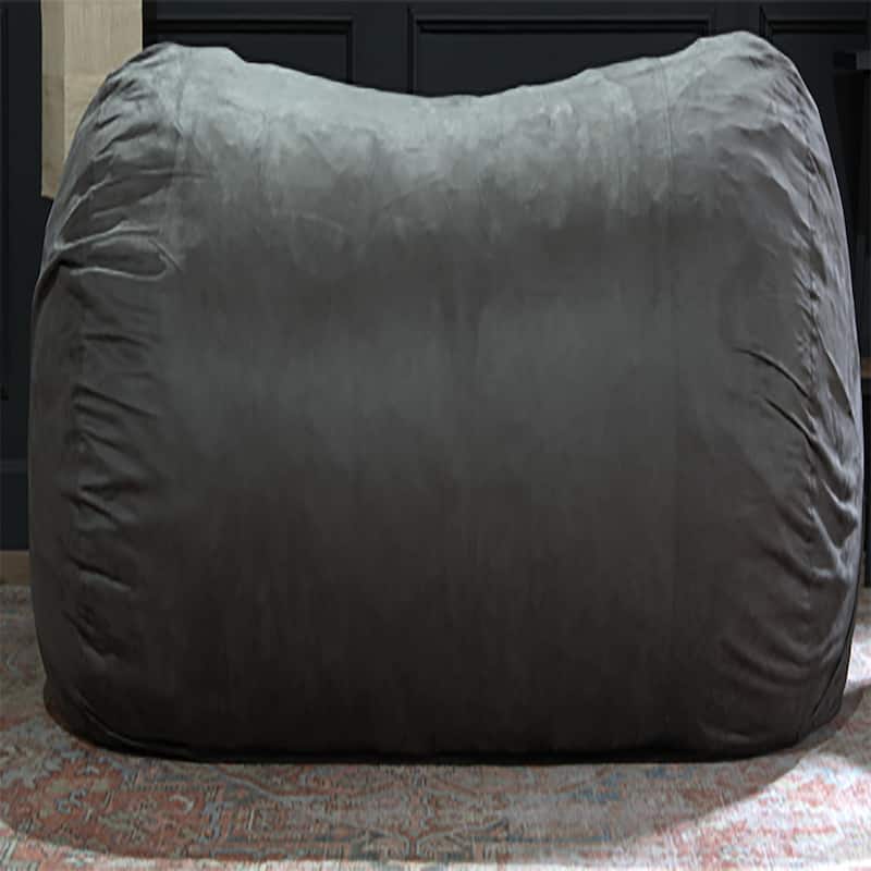 Jasper Traditional 8 Foot Cylindrical Suede Bean Bag