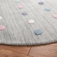 preview thumbnail 33 of 40, SAFAVIEH Kids Karan Polka Dot Wool Rug