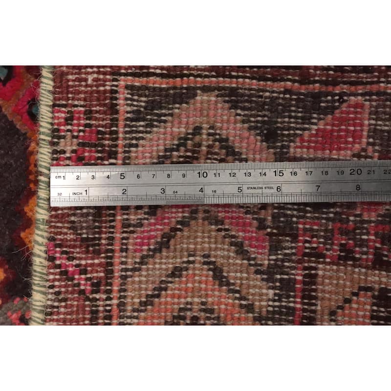 Hand Knotted Oriental 100% Wool Carpet Traditional Tribal Greys & Charcoal Ardebil Runner Rug - 10' 1'' X 2' 7''