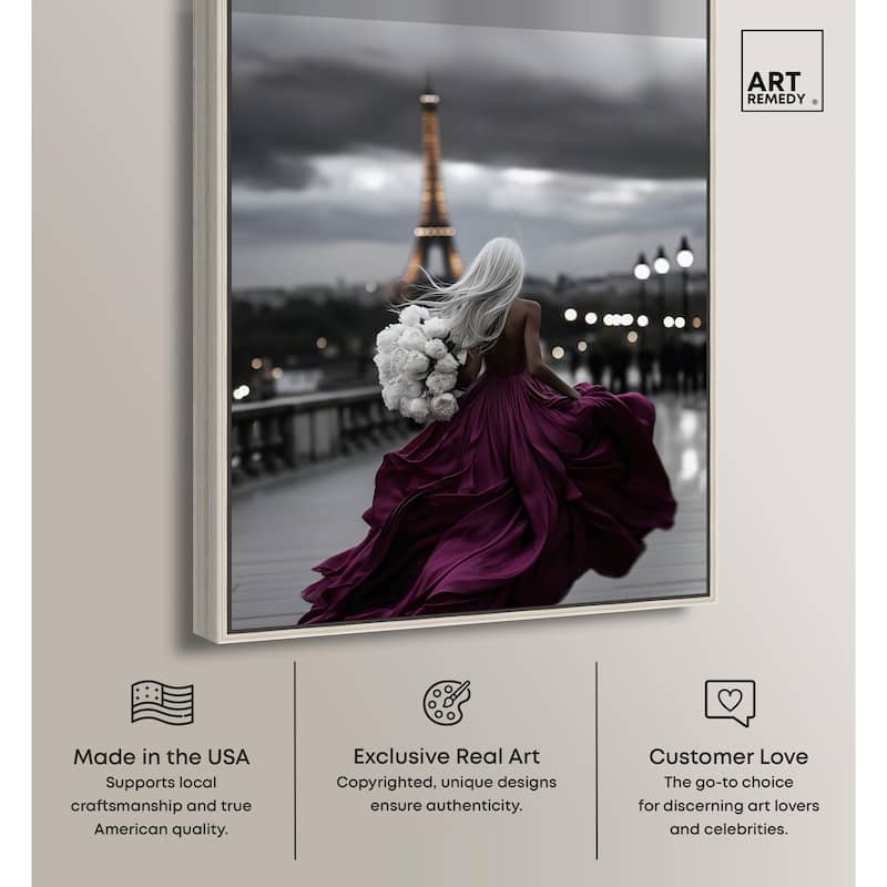 City of Love Canvas by Art Remedy