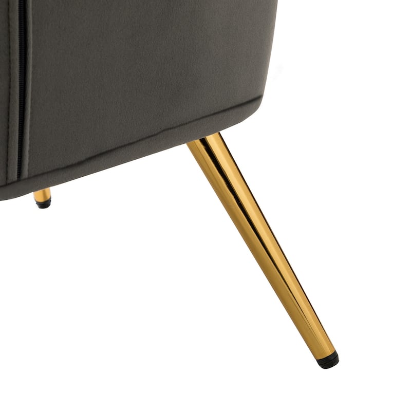 Eusebio Two Pieces Living Room Set with Metal Legs by HULALA HOME