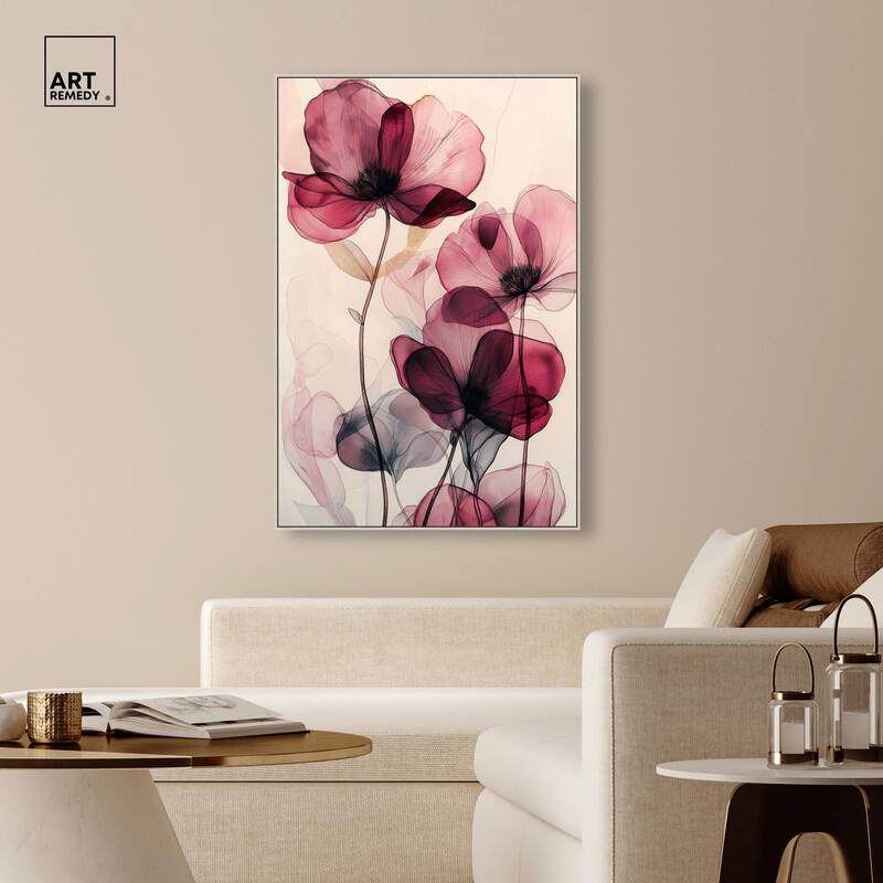 Filigree Flora I Canvas by Art Remedy