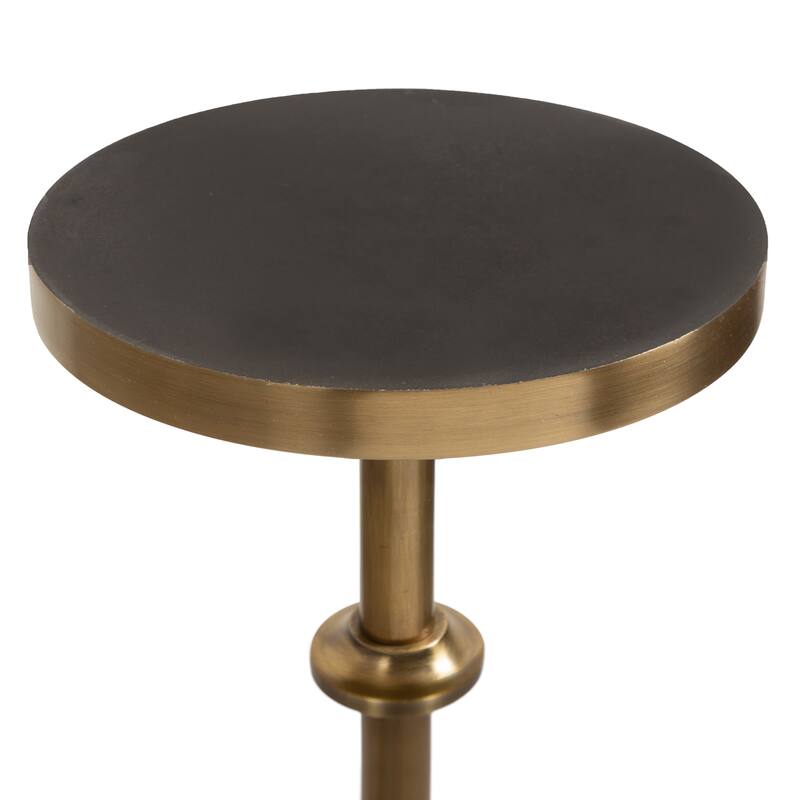 Kate and Laurel Engles Adjustable Marble Table and Plant Stand
