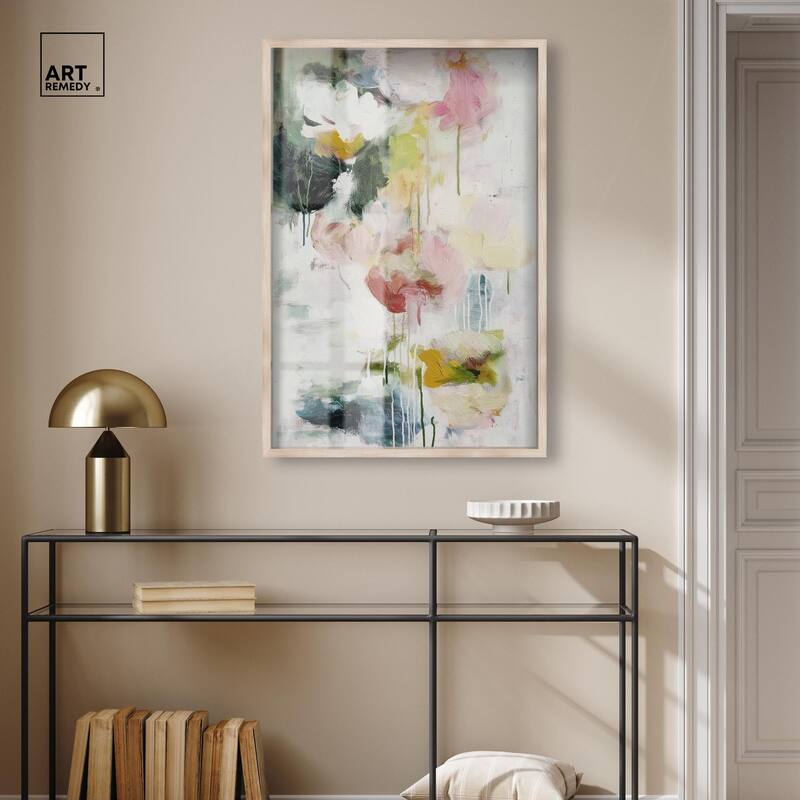 Dripping Colors III Shadowbox by Art Remedy