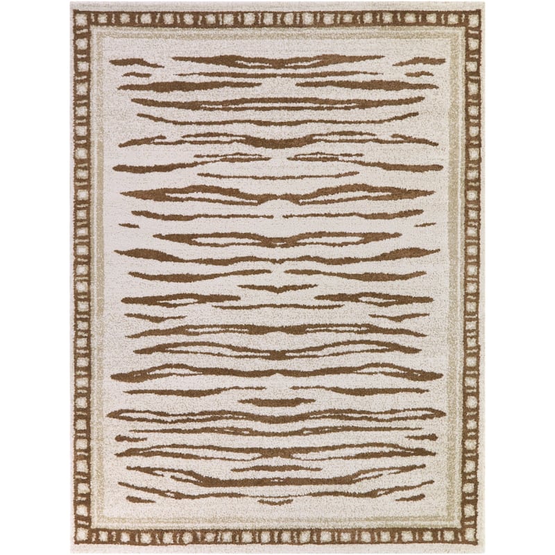 Rhea Boho Animal Print Area Rug