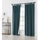 preview thumbnail 50 of 53, ThermaLogic Weathermate Insulated Cotton Tab Top Curtain Panel - Pair Nightwatch Green - 40" x 72"