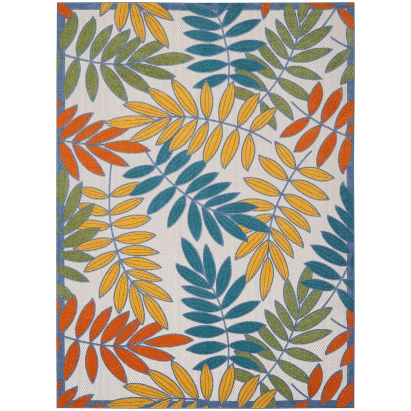 Nourison Alice Indoor/Outdoor Floral Area Rug - 7' x 10' - Ivory/Multicolor
