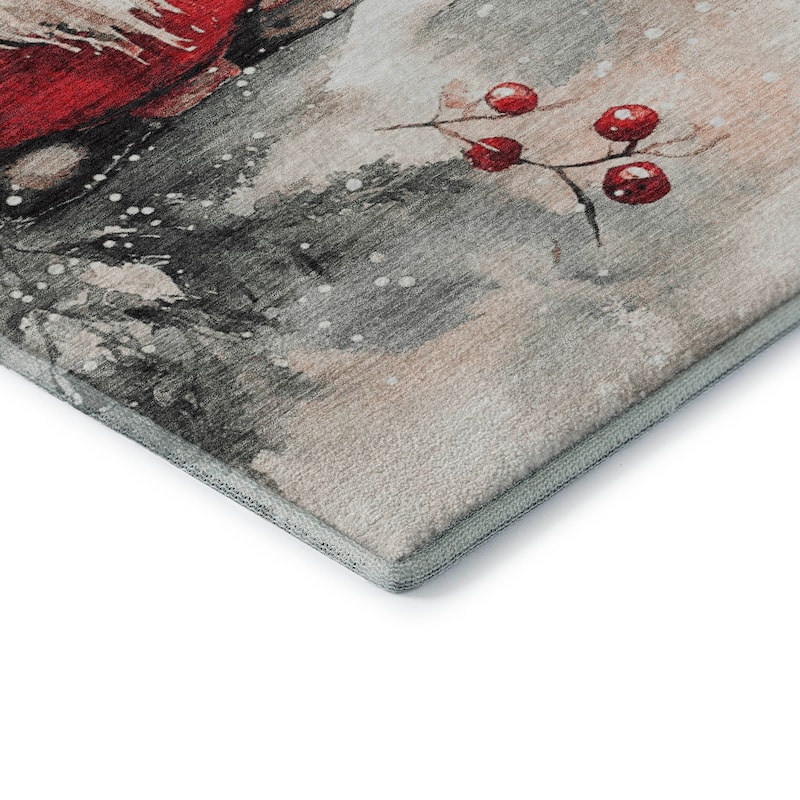 Premium Washable Super Soft Christmas Gnome Mayfield Rug