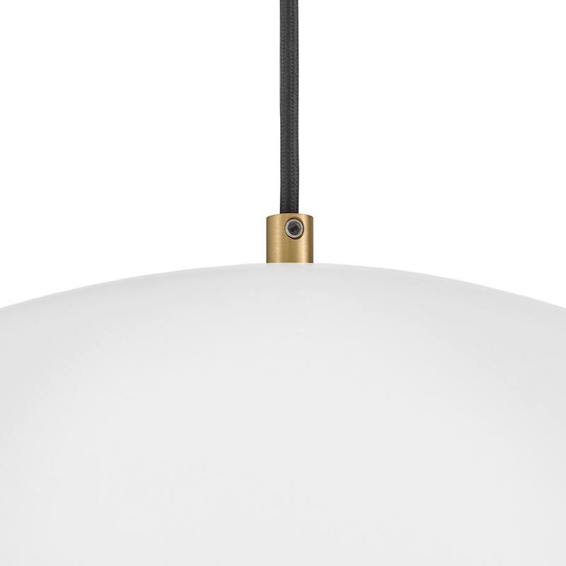 Lark 83304 Lou 1 Light 22" Wide Pendant with Steel Shade