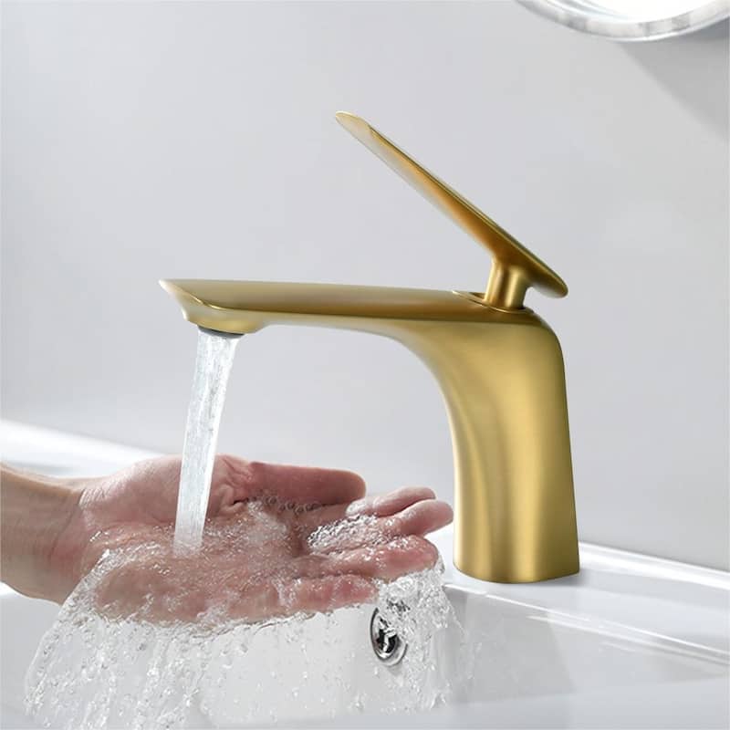 Topcraft Single Handle Bathroom Faucet with Pop-Up Drainer