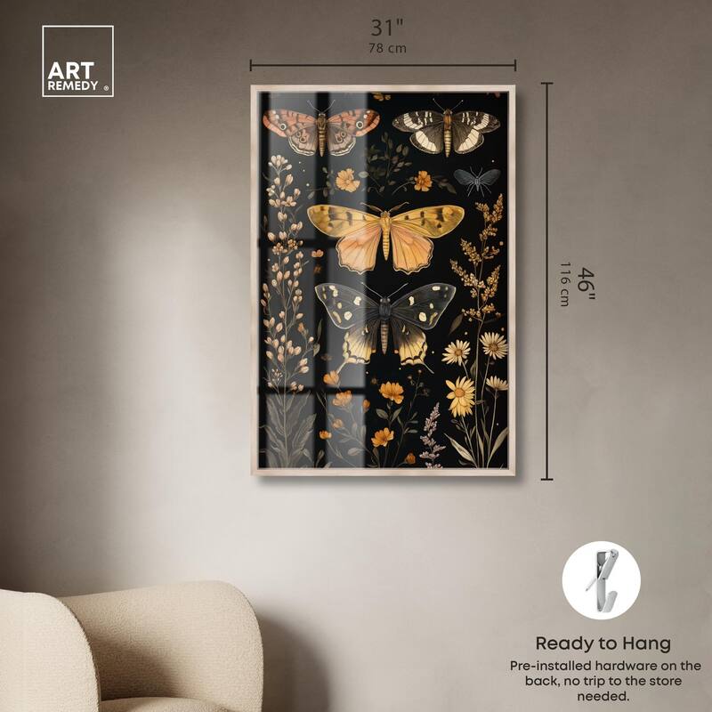 Winged Visitors II Shadowbox by Art Remedy