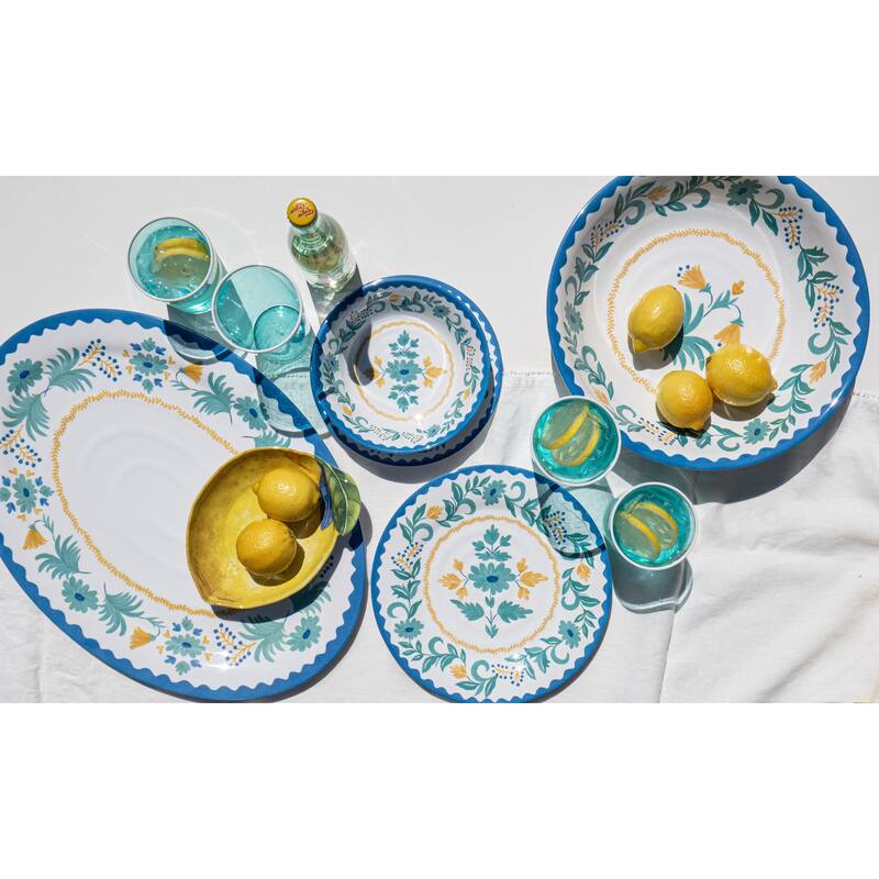 Abode Homewares Montelupo NewWave Melamine Low Bowl - Multicolor - 7.6" - Set of 6