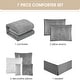 preview thumbnail 4 of 5, Nanshing Hailey 7-Piece Embellished Comforter Set