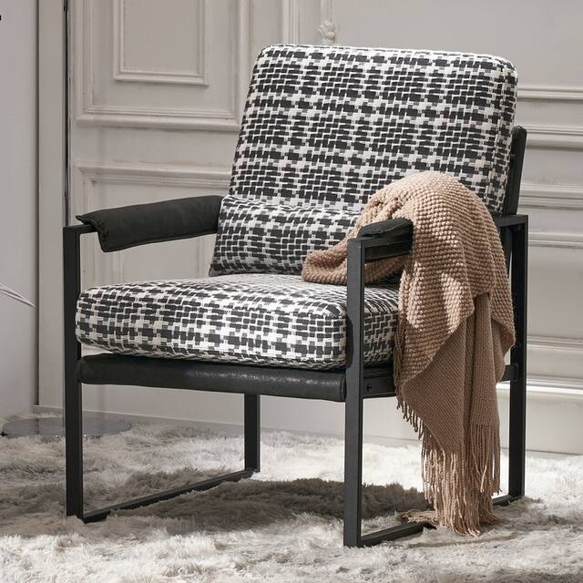 Single Iron Frame Indoor Leisure Chair