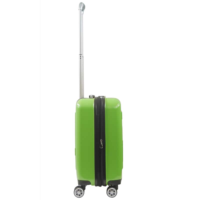Minecraft Creeper Big face 21.5" Expandable Carry-On Spinner Luggage by FŪL