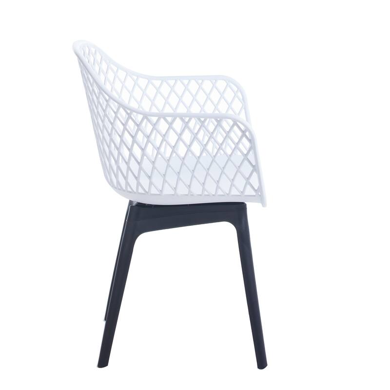 Porthos Home Miro Dining Chairs Set Of 2, Plastic Shell And Legs