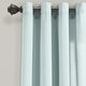 preview thumbnail 7 of 30, Lush Decor Faux Linen Grommet Window Curtain Panel Pair - 84" x 52"