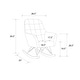 preview thumbnail 11 of 10, Little Seeds Raven Upholstered Rocker, Nursery Furniture