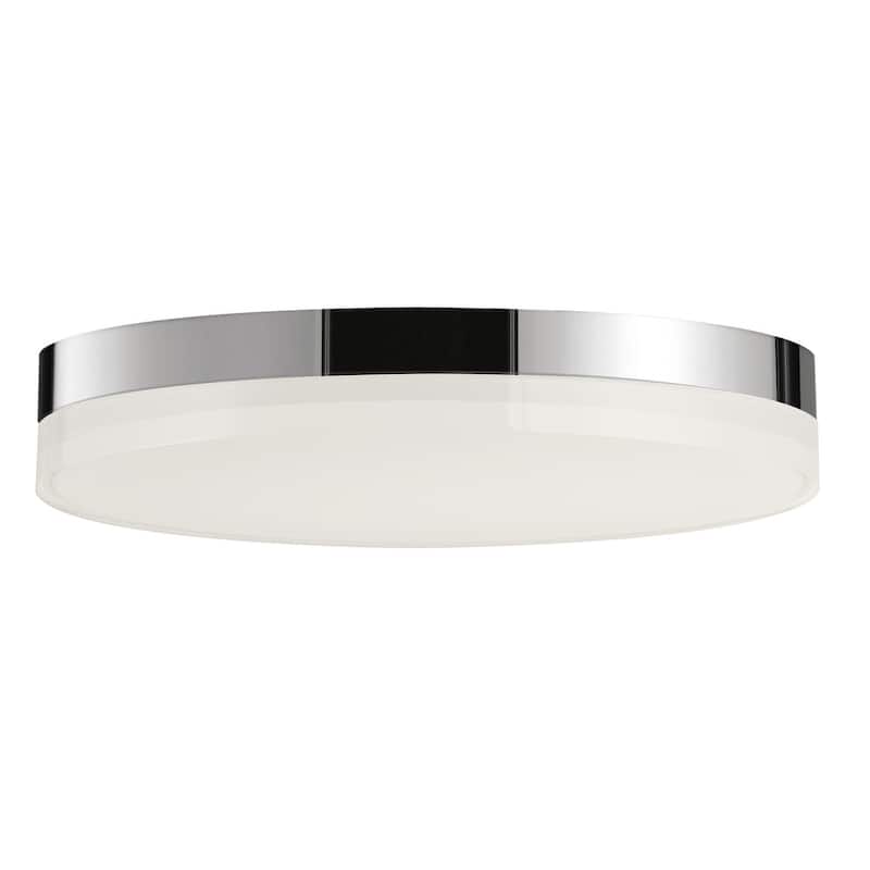 Maxim Illuminaire II 11" Wide Integrated LED Flush Mount Ceiling - Polished Chrome