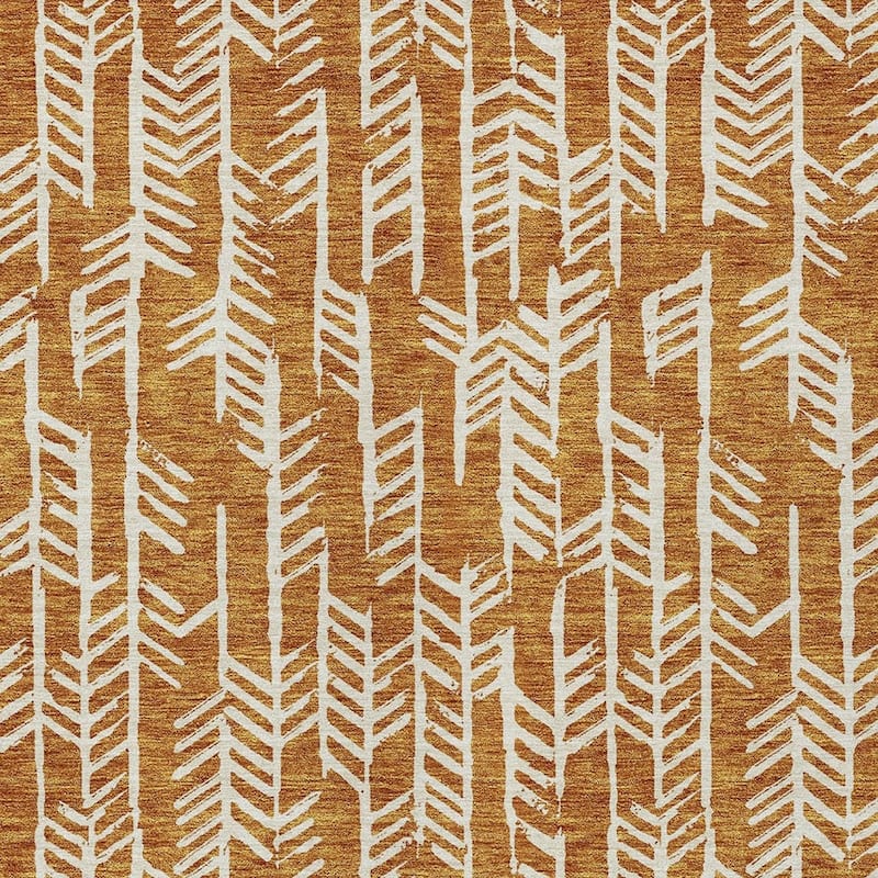HomeRoots Tribal Transitional Rectangle Outdoor Rug