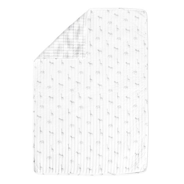 slide 4 of 5, Lush Decor Baby Jungle Adventure Organic Cotton Quilt - 50"x36" Jungle - 50"x36" - Gray