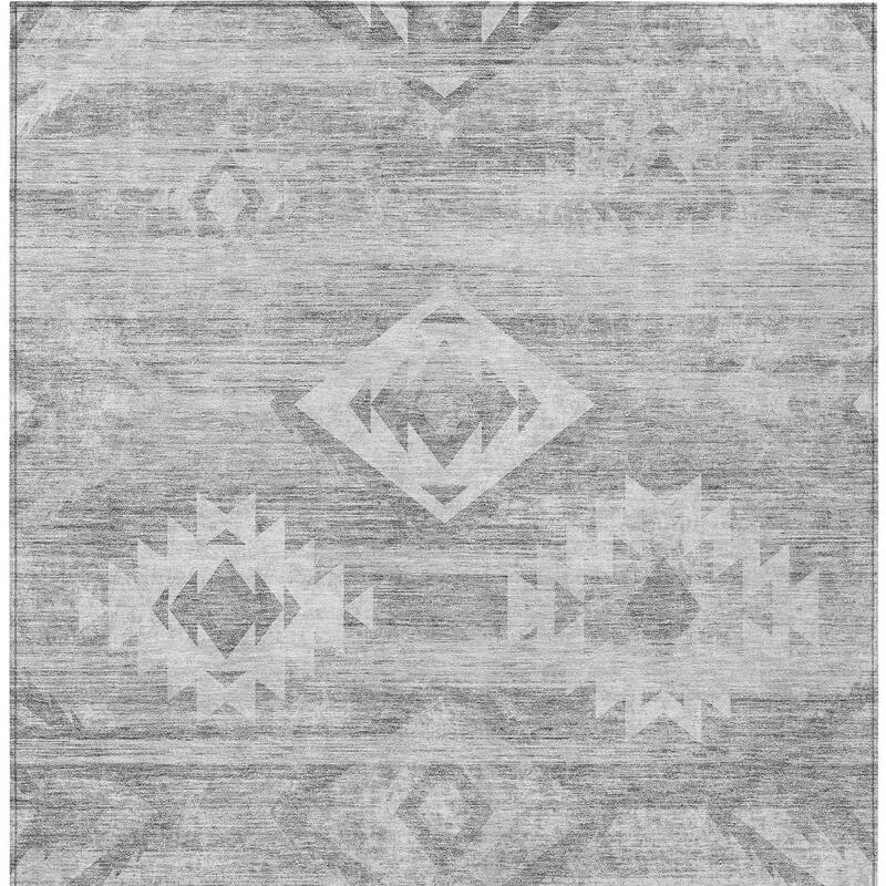 HomeRoots Southwestern Transitional Rectangle Outdoor Rug