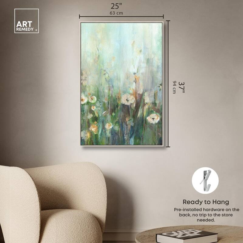 Harmony Green II Canvas by Art Remedy