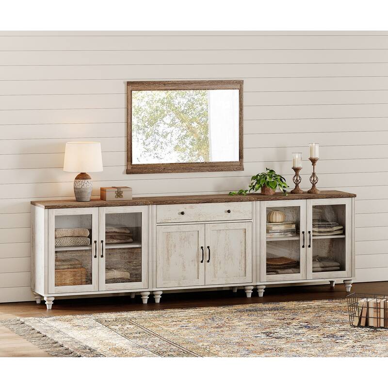 Sideboard Buffet Cabinets with Doors and Drawer