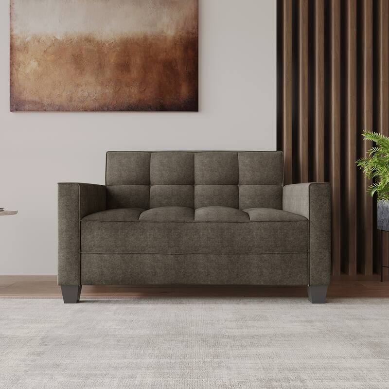 CraftPorch Chic Modern Linen Upholstered Loveseat