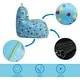 preview thumbnail 4 of 4, Baby Shark Brand Kids Upholstered Bean Bag Chair