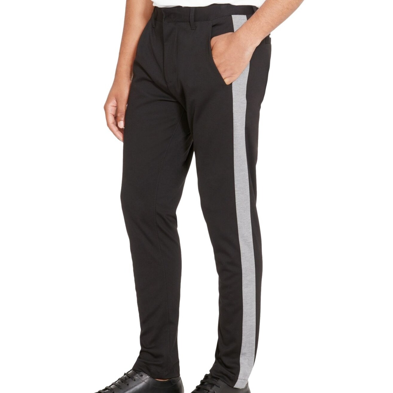 side stripe dress pants mens