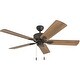 preview thumbnail 6 of 6, 52" Prominence Home Glencrest Bronze Farmhouse Ceiling Fan with No Light, Remote Control