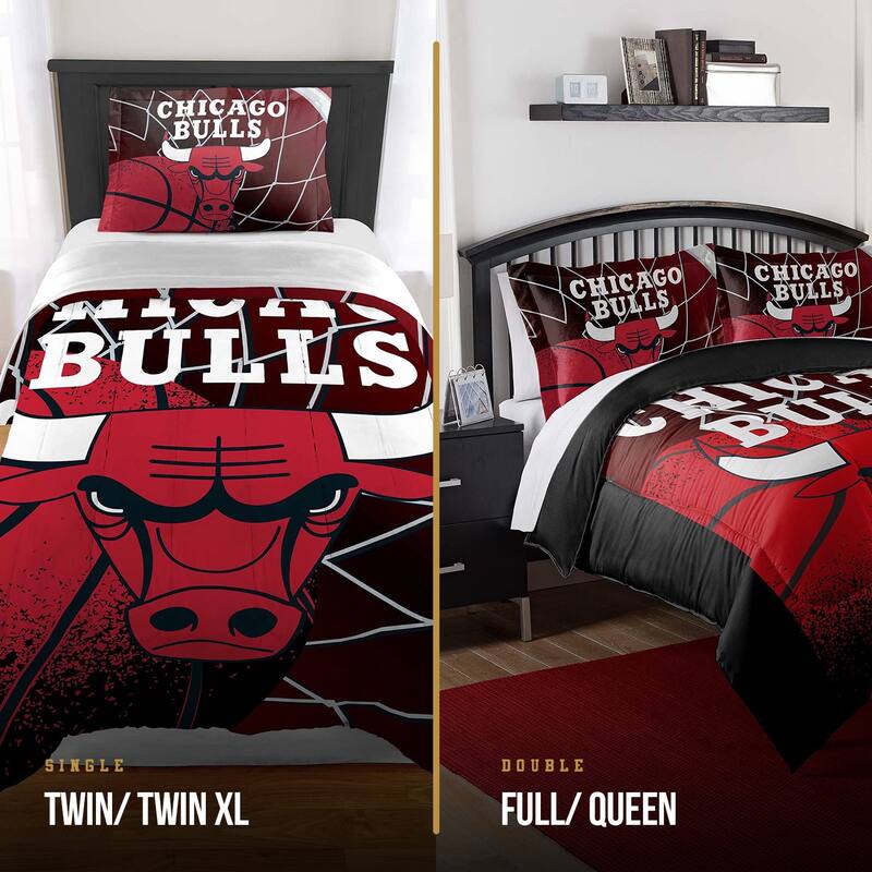 NBA Chicago Bulls Officially Licenced Comforter & Sham set