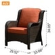 preview thumbnail 69 of 67, OVIOS 2-piece Patio Wicker Chairs Set