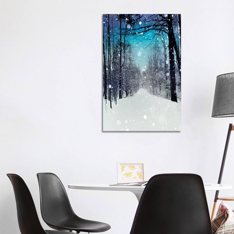 iCanvas "Snowhere" by Tracey Telik Canvas Print - 40x26x1.5