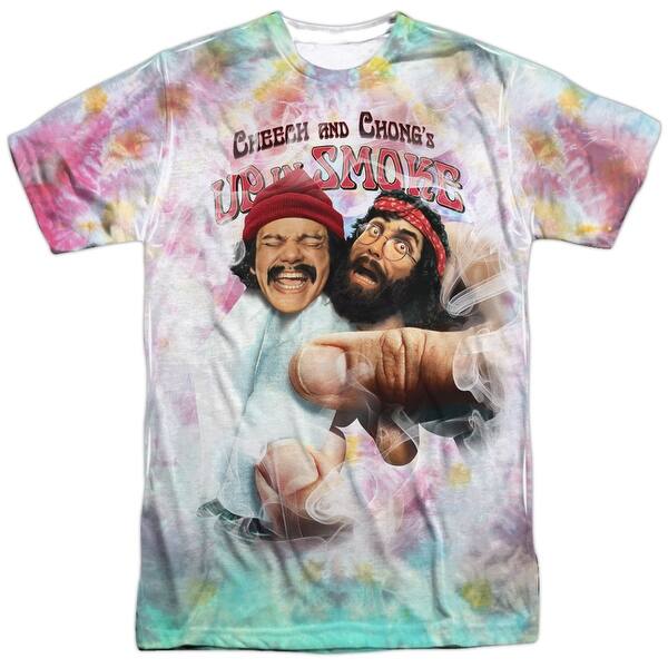 Shop Cheech Chong Fried Tie Dyed Mens Sublimation Shirt