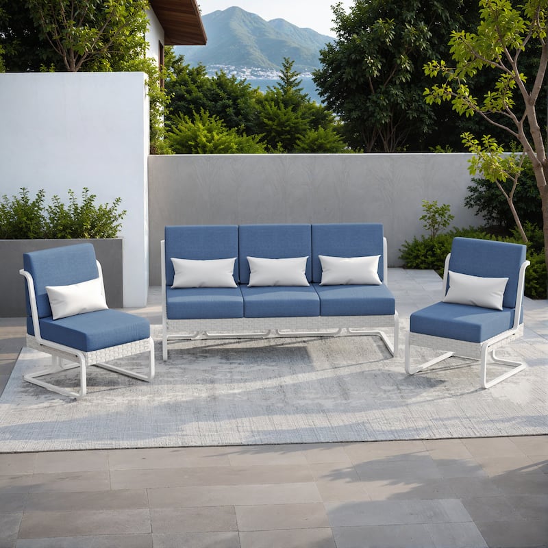Corvus Akrotiri 3-piece Outdoor Conversation Seating Set
