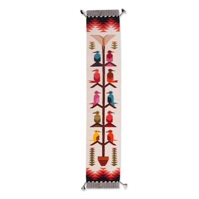Novica Handmade Songs Of The Countryside Wool Blend Table Runner
