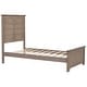 preview thumbnail 28 of 30, Farmhouse Wooden Platform Bed with Panel Headboard for Teen Room