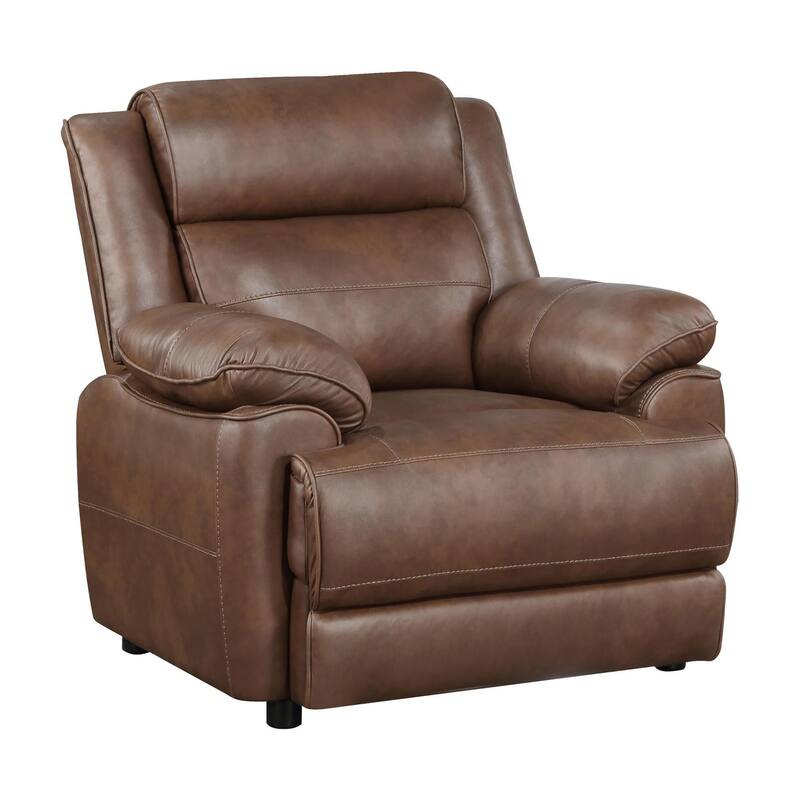 Worthington Dark Brown Upholstered 3-Piece Sofa Set