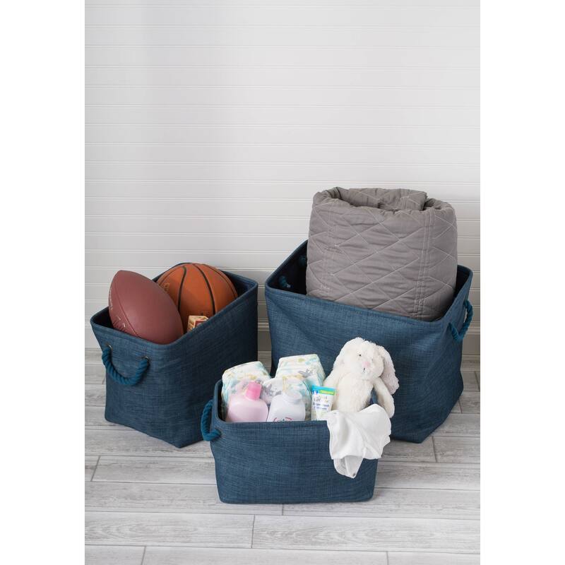 DII Variegated Decorative Storage Bin