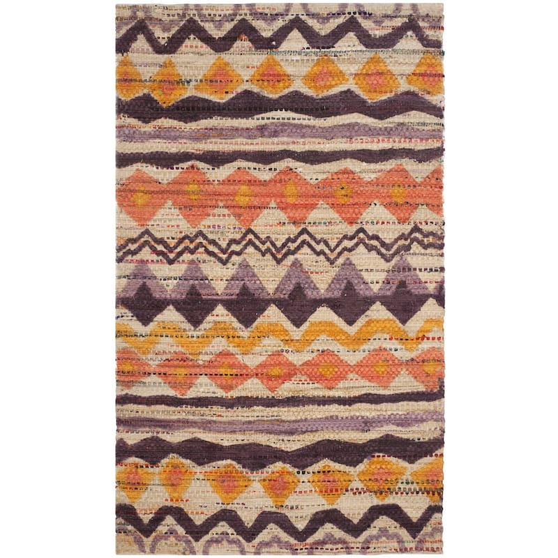 SAFAVIEH Handmade Cedar Brook Diamantina Modern Cotton Rug