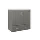 preview thumbnail 57 of 65, AFI Southampton Murphy Bed Chest with Built-In Charging Station