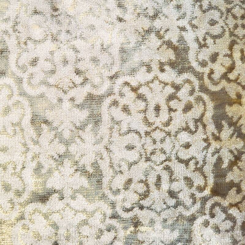 Artemis Taupe Velvet Throw Pillow