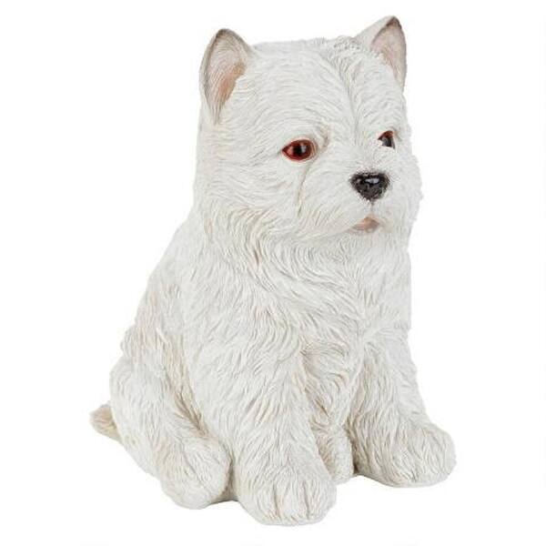 Shop 6 5 Sitting White Maltese Puppy Dog Hand Painted Outdoor